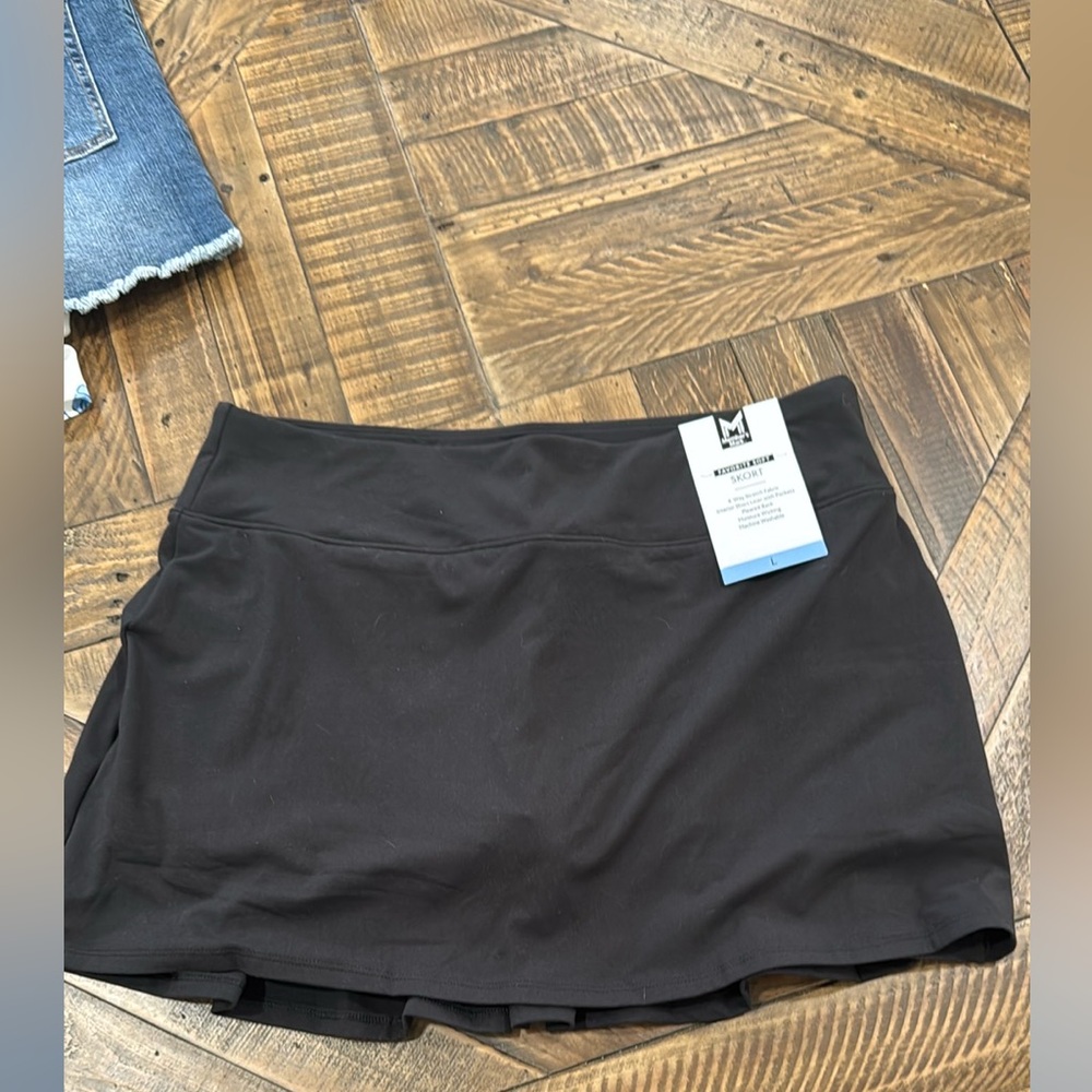 Black Athletic Skort